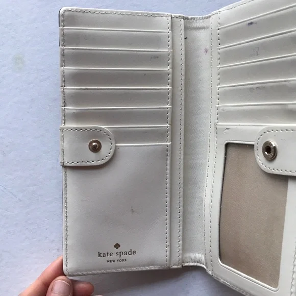 Kate Spade Purple Polka Dot Women's Wallet - Picture 5 of 7